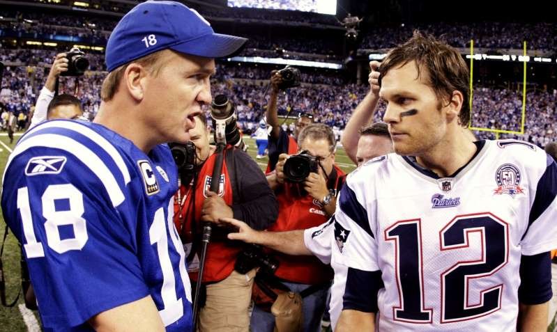 The story of the secret meeting between Tom Brady, Peyton Manning